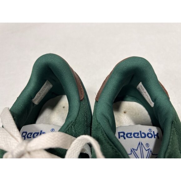 Reebok Classic Leather Green Women’s 4.5 / 35 EU Retro Sneakers Shoes Cordura - Picture 9 of 11